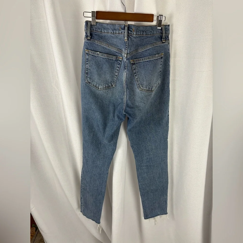 Free‎ People Jeans Womens 29 Blue We The Free Button-Fly Denim Straight Leg 621
